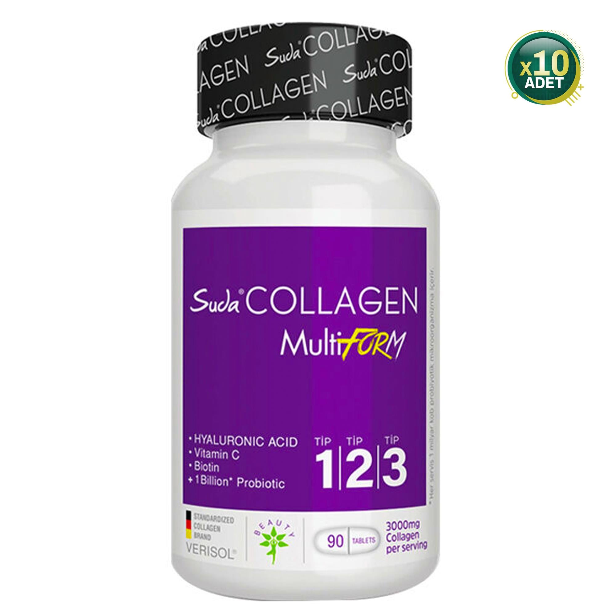 Suda Collagen Multiform Tip 1-2-3  90 Tablet 10 Adet