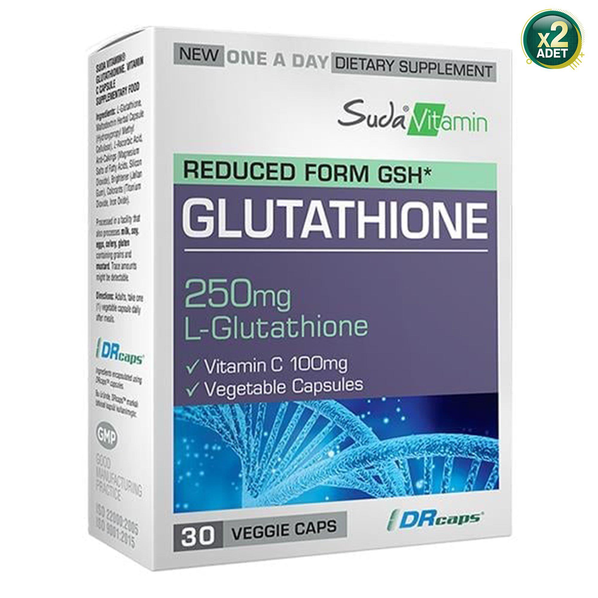 Suda Vitamin Glutathione 30 Kapsül 2 Adet