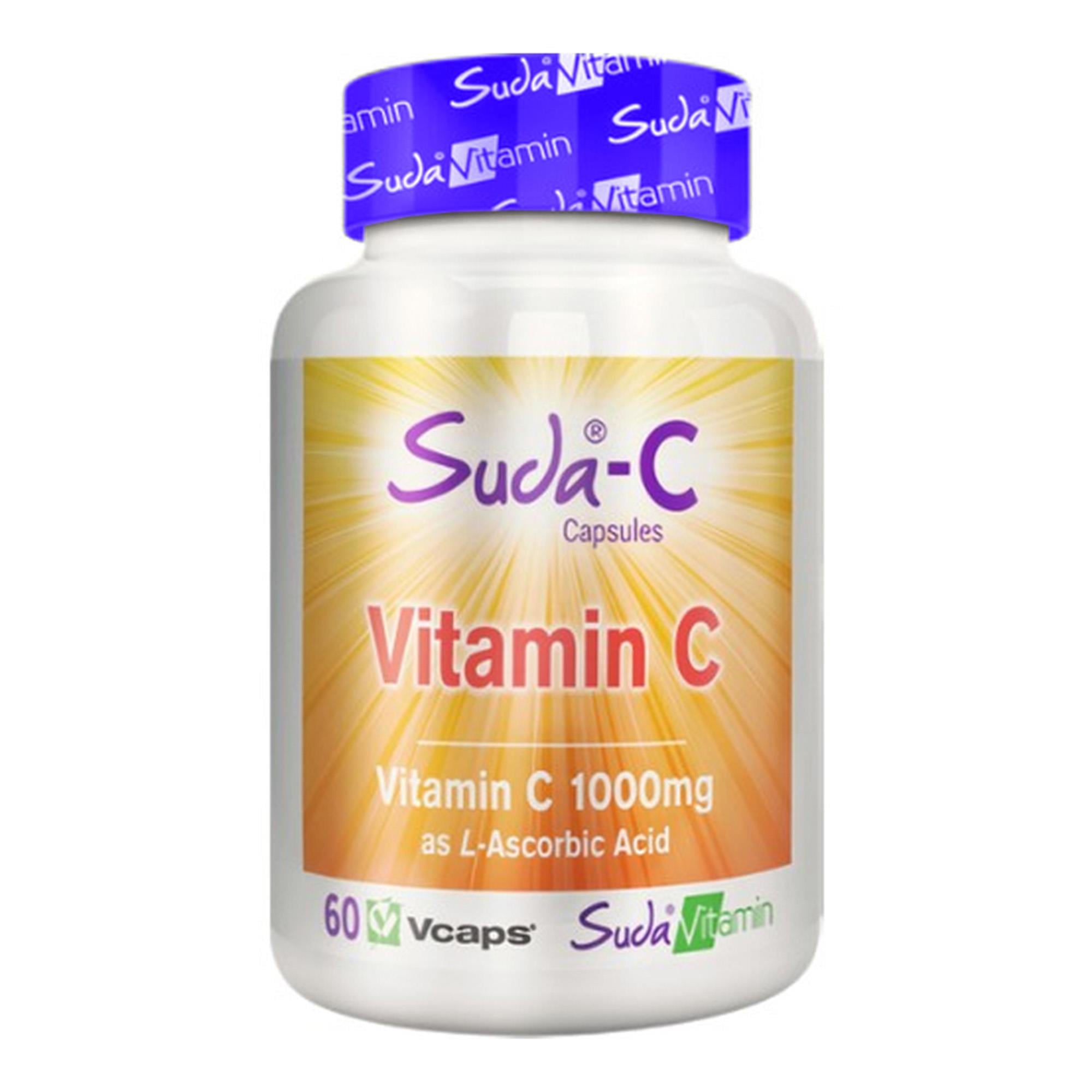 Suda Vitamin Vitamin C 1000mg - Takviye Edici Gıda 60 Kapsül