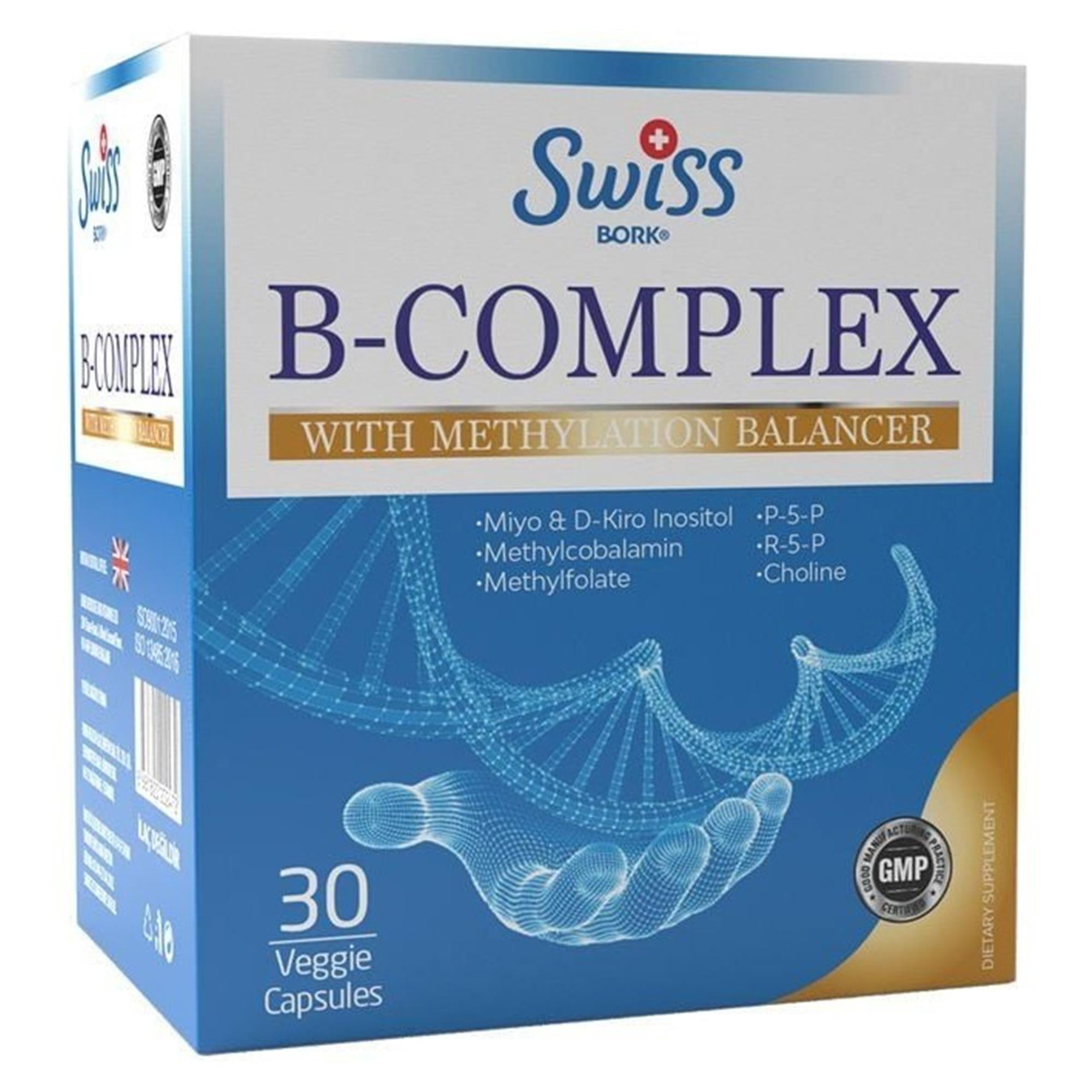 Swiss Bork B-Complex 30 Veggie Kapsül