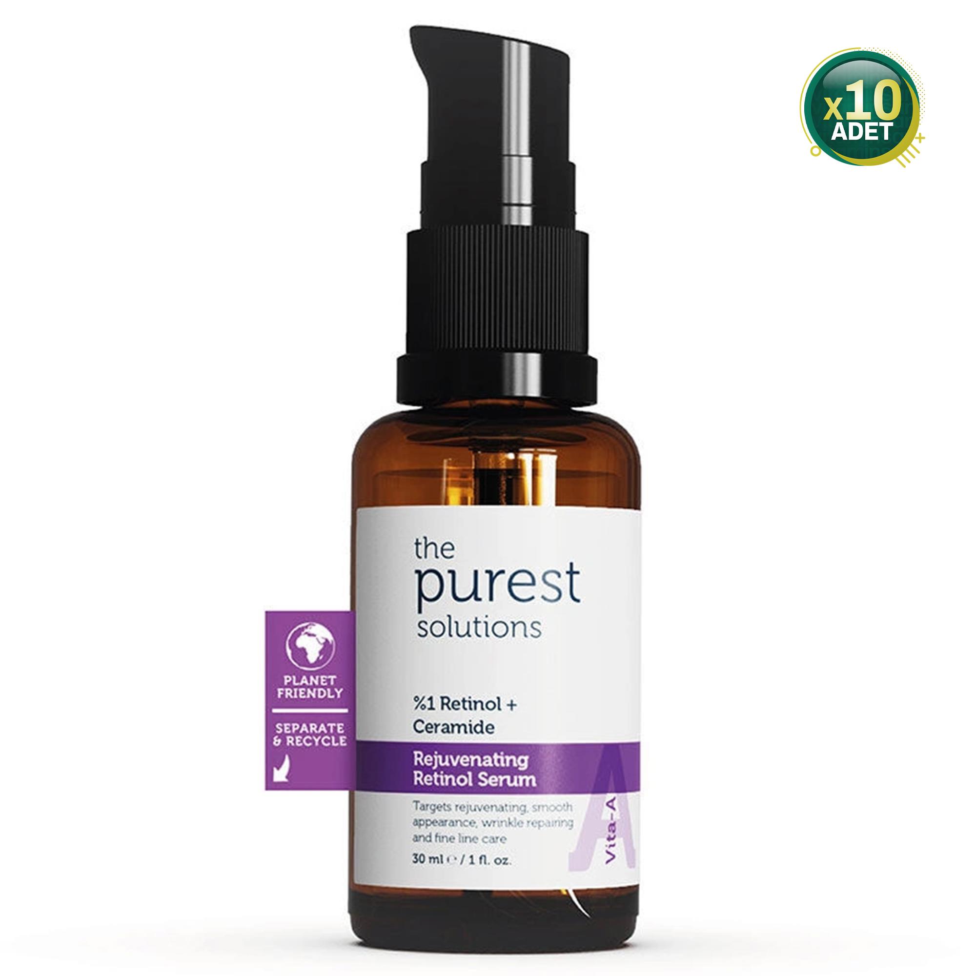 The Purest Solutions %1 Retinol + Ceramide Rejuvenating Retinol Serum 30 ml