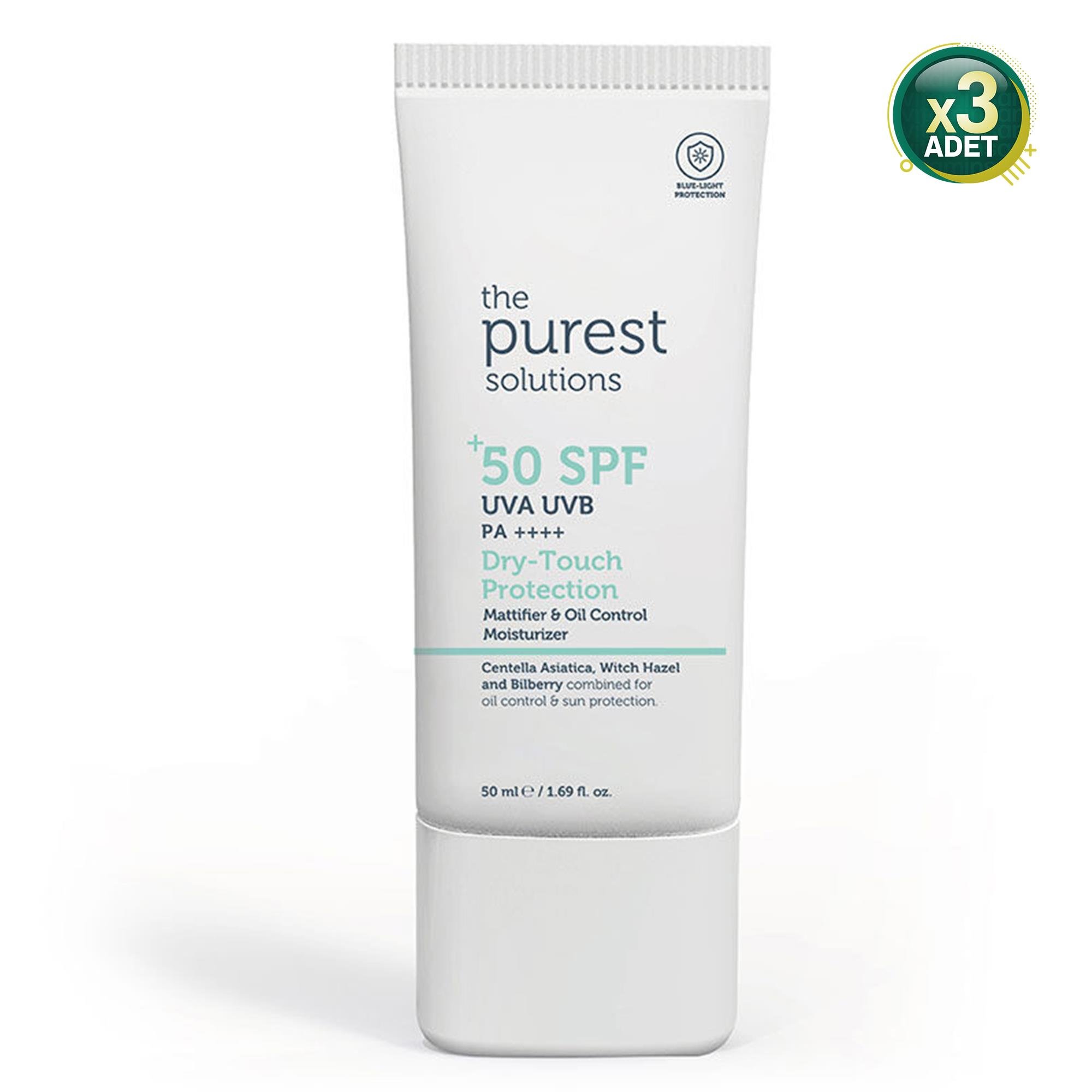 The Purest Solutions SPF 50 Dry Touch Protection 50 ml 3 Adet