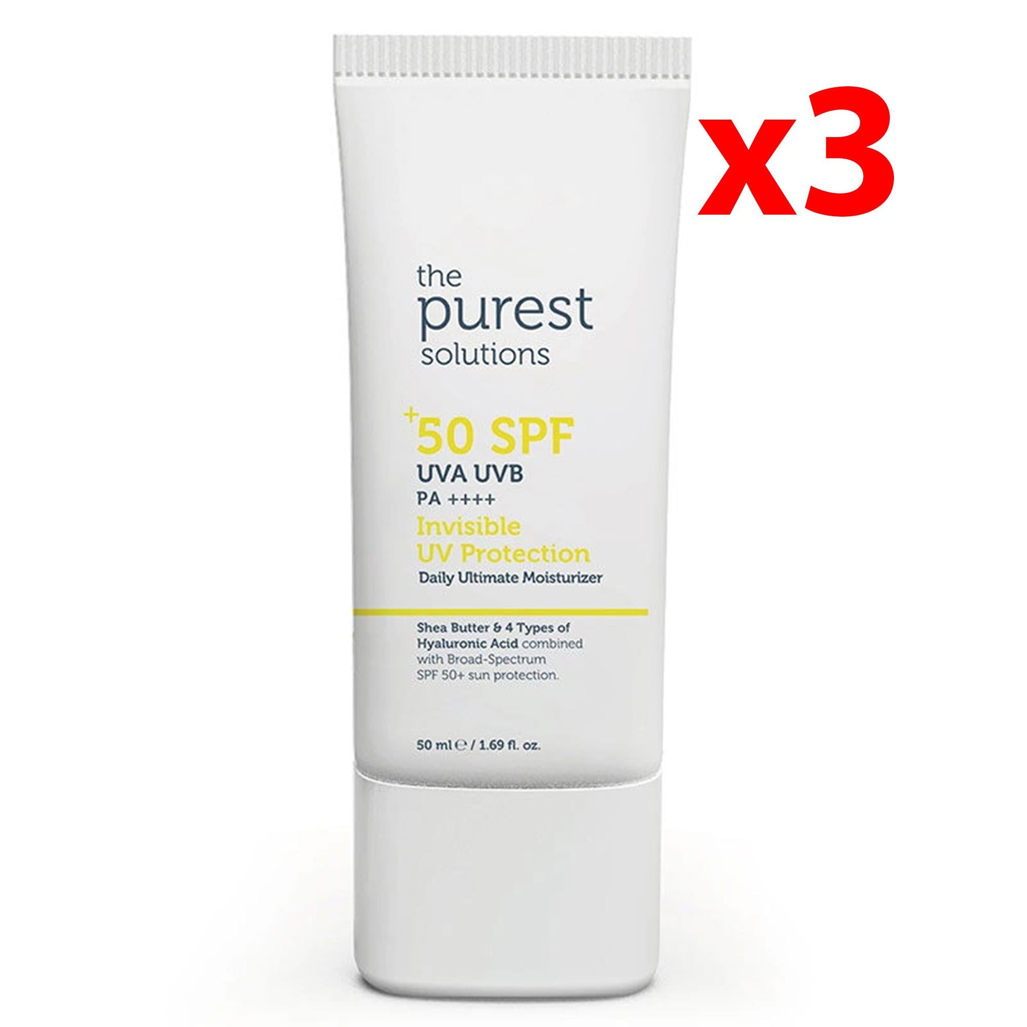 The Purest Solutions Spf50+ Invisible UV Protectin Cream 50 ml 3 Adet