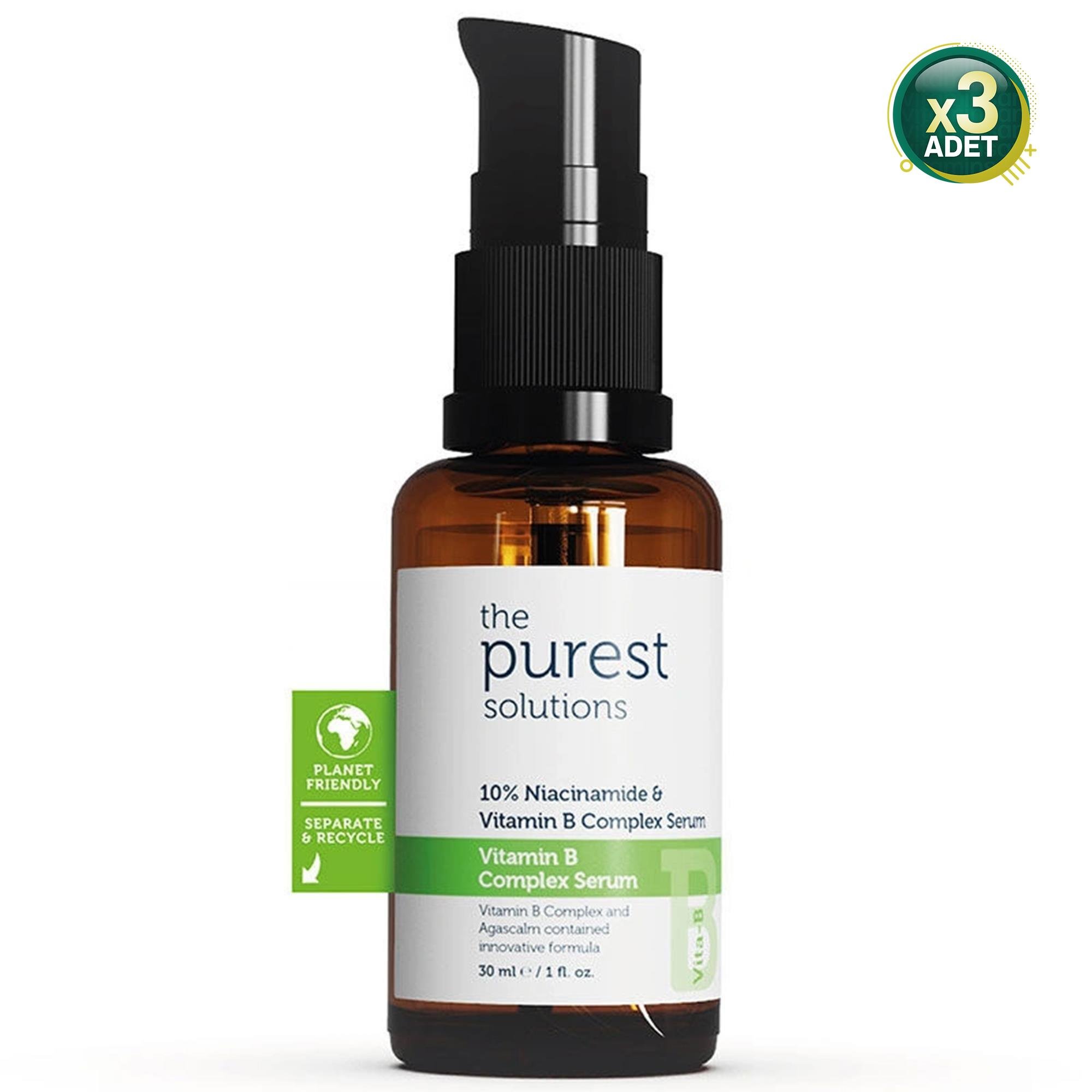 The Purest Solutions Vitamin B Complex Serum 30 ml 3 Adet