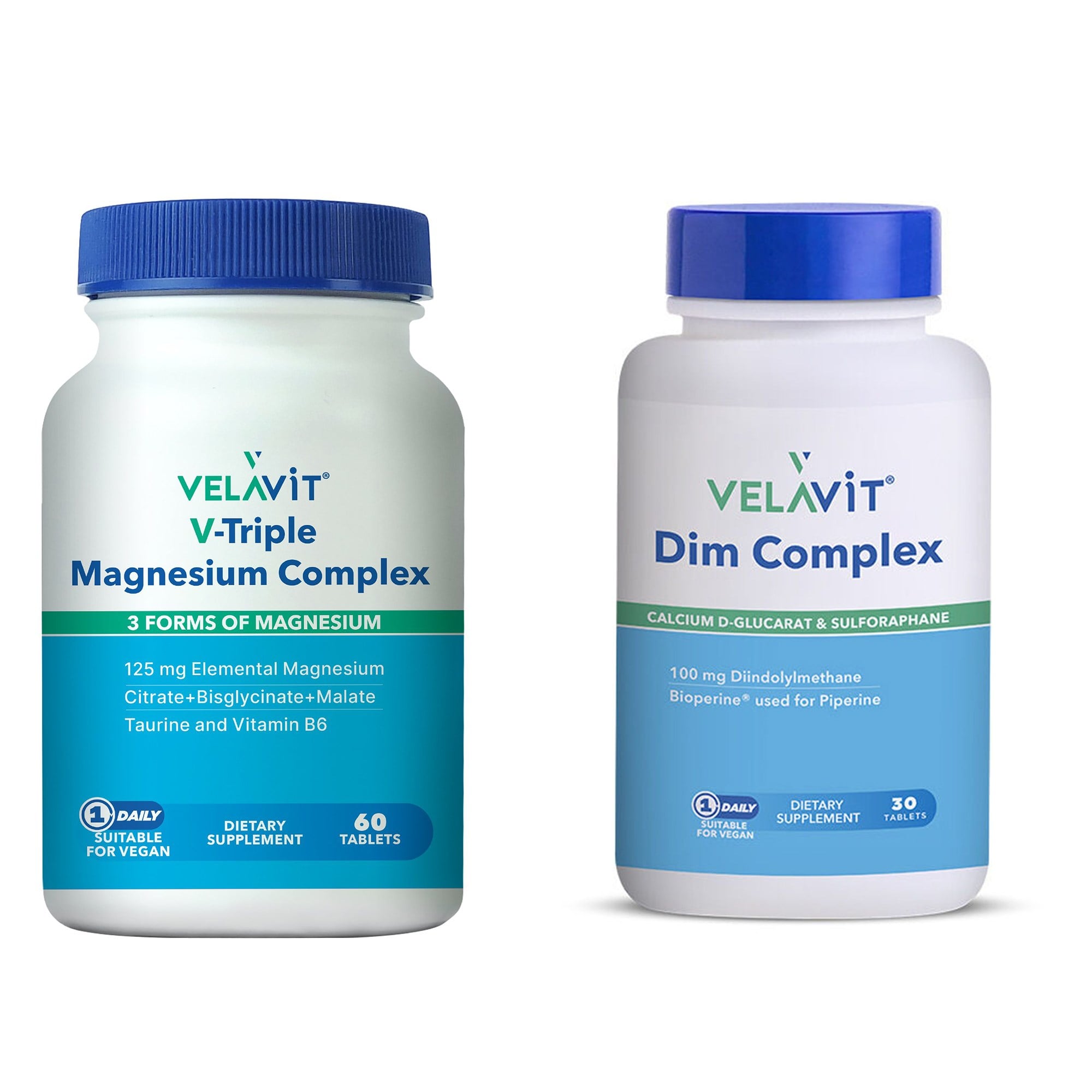 Velavit Complex Destek Paketi DİM Complex 30 Tablet & Magnezyum Complex 60 Tablet - DS