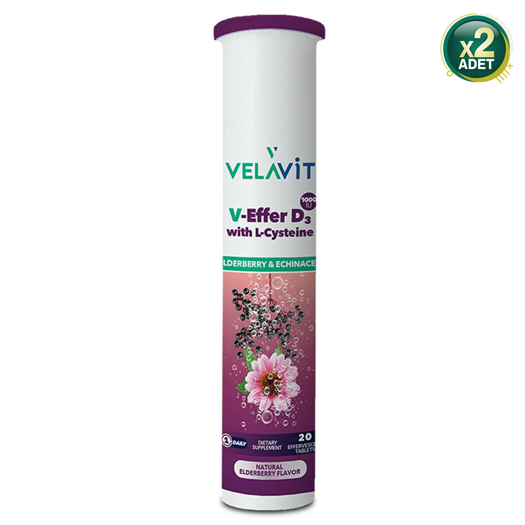 Velavit V-Effer C 1000 mg 20 Efervesan Tablet 2 Adet