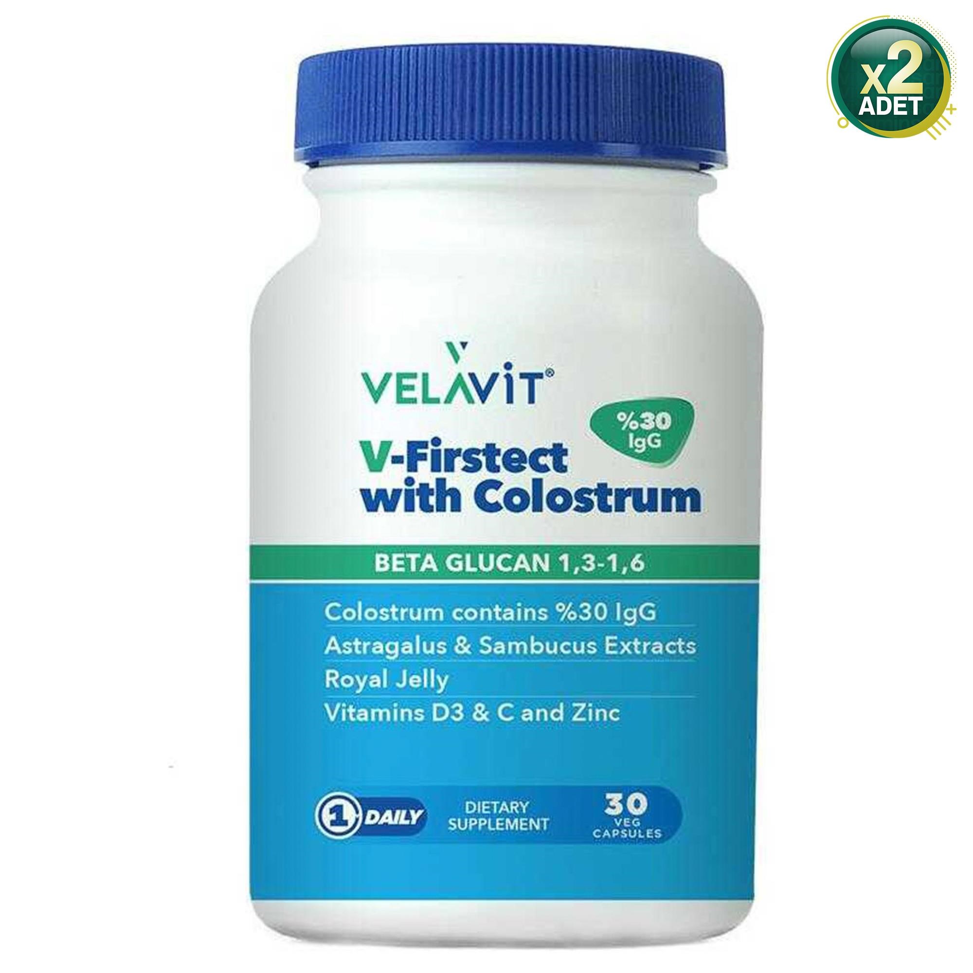 Velavit V-Firstect With Colostrum 30 Tablet 2 Adet