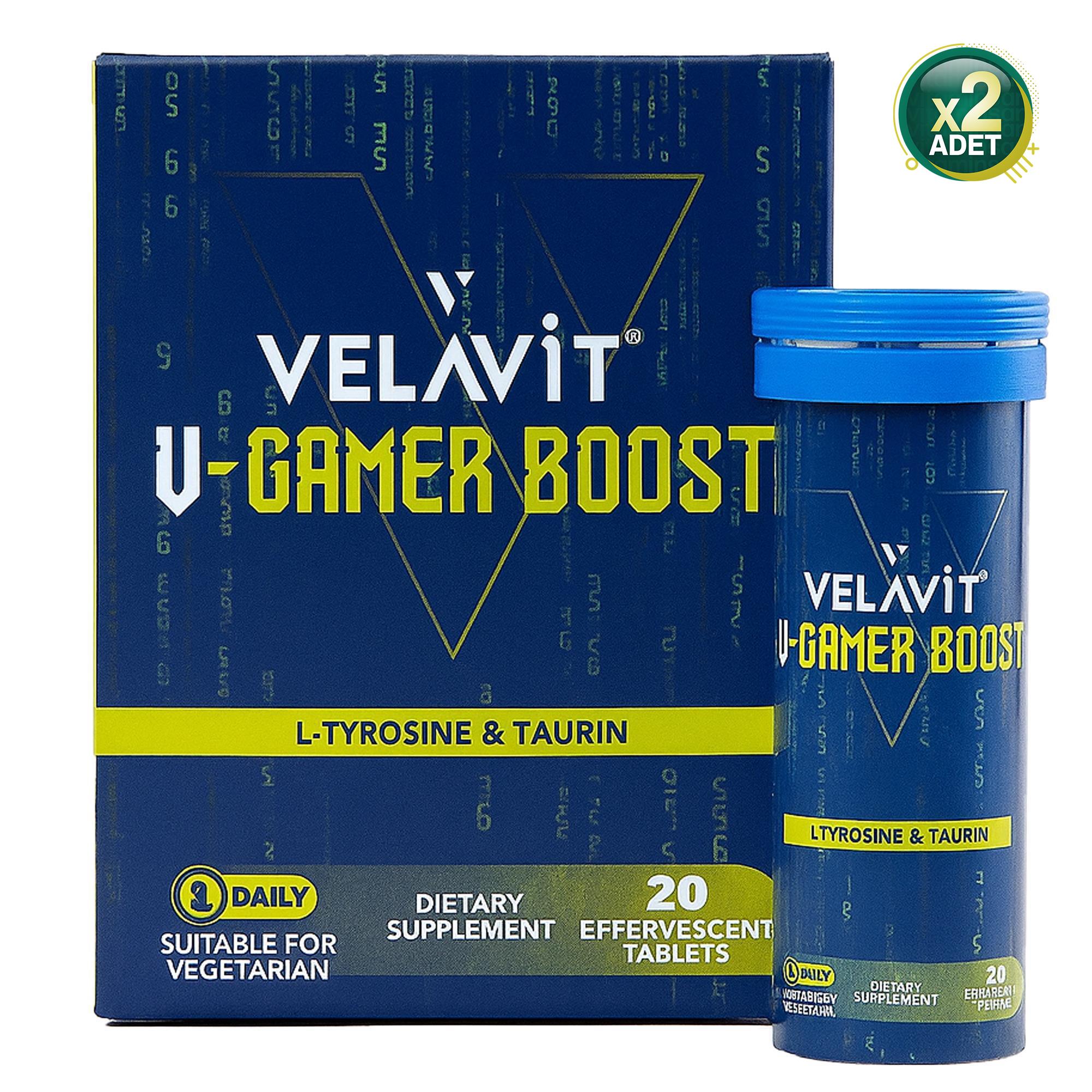 Velavit V-Gamer Boost Efervesan 2 Adet