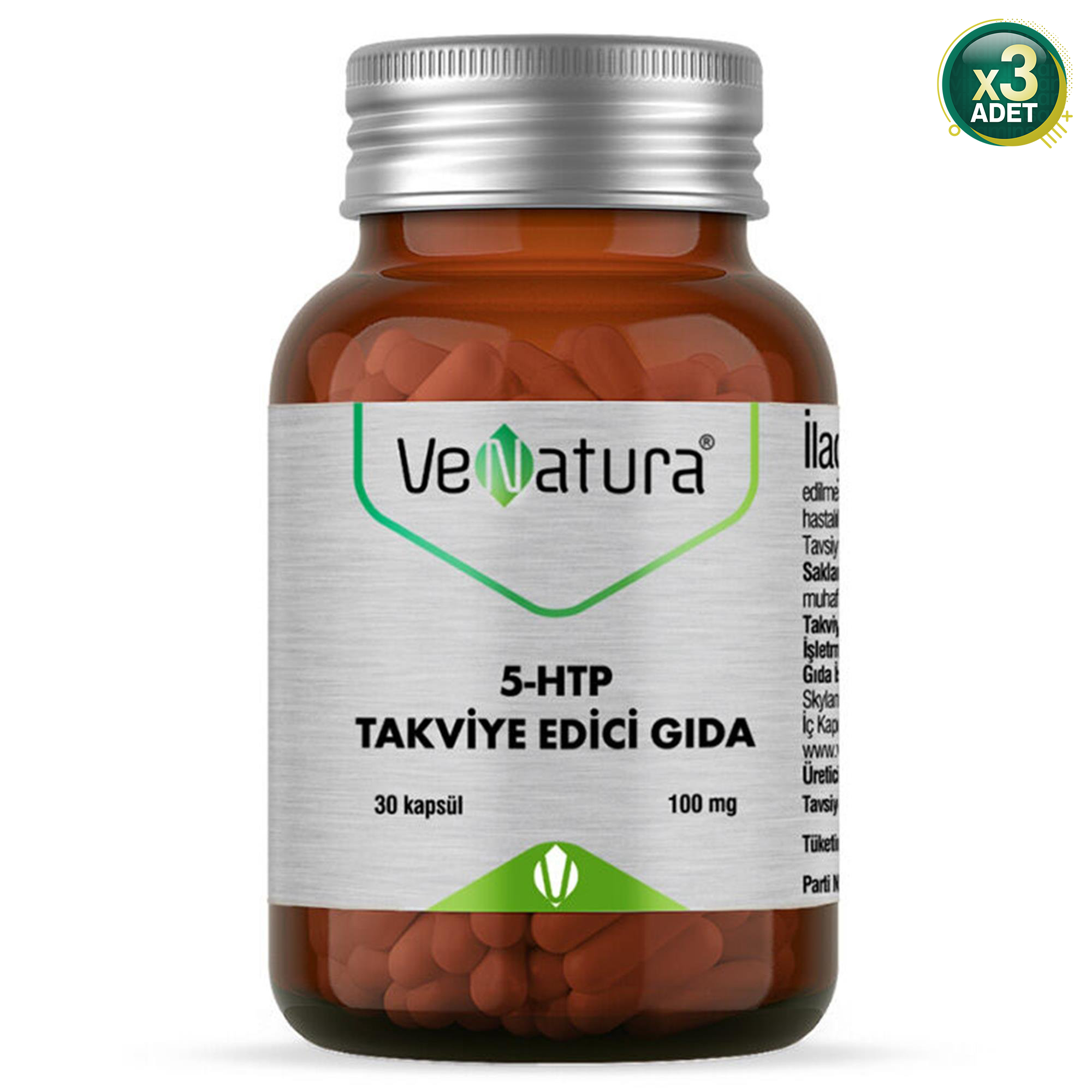 Venatura 5 HTP 30 Kapsül 3 Adet