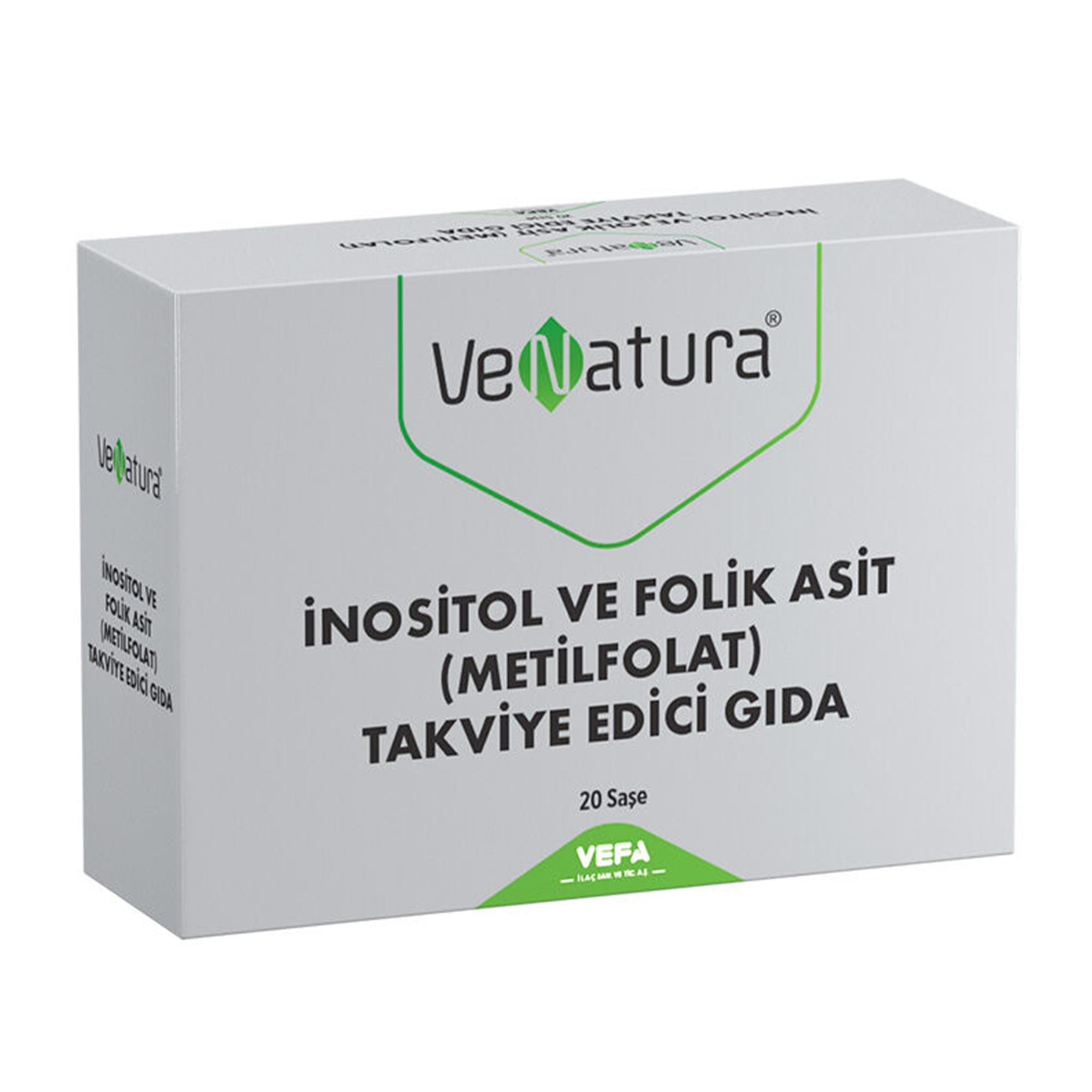 Venatura İnositol ve Folik Asit 20 Saşe