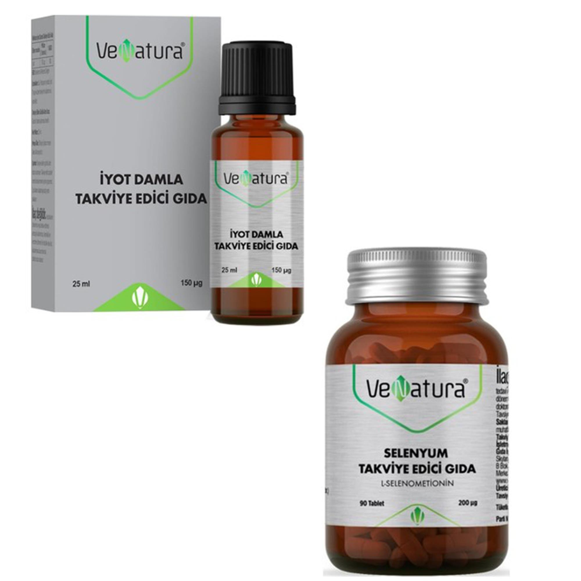 Venatura Selenyum 90 Tablet + Iyot Damla 25 Ml Avantaj Paket