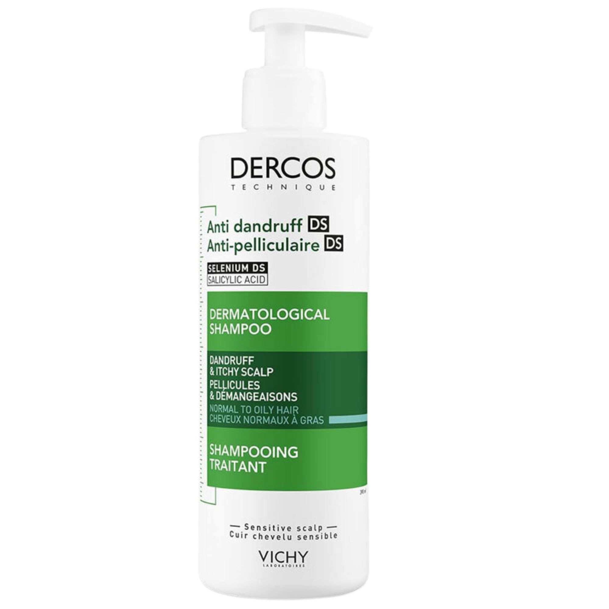 Vichy Dercos Anti-Dandruff Normal ve Yağlı Saçlar için 390 ml Kepek Şampuanı