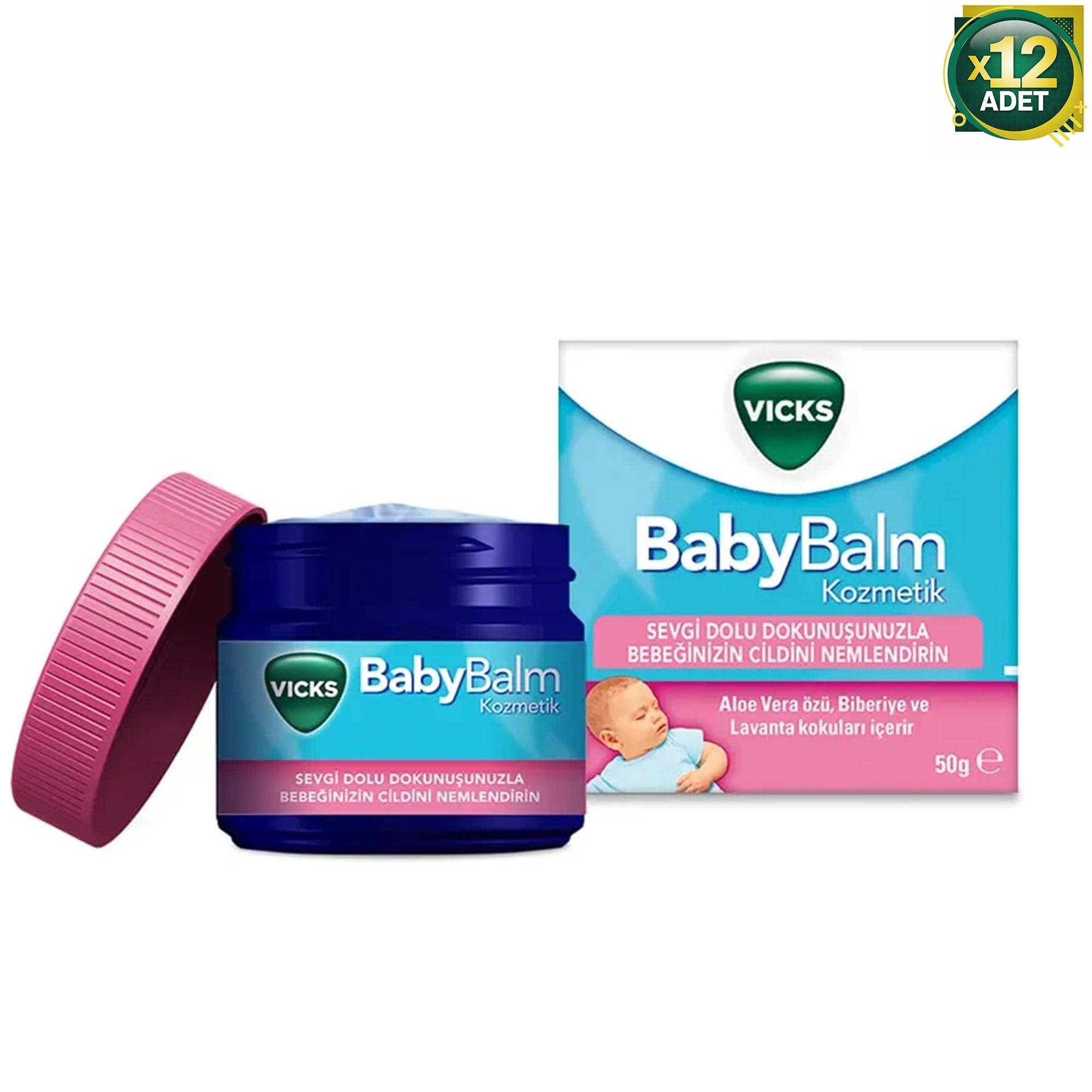 Vicks Baby Balm 50 gr 12 Adet