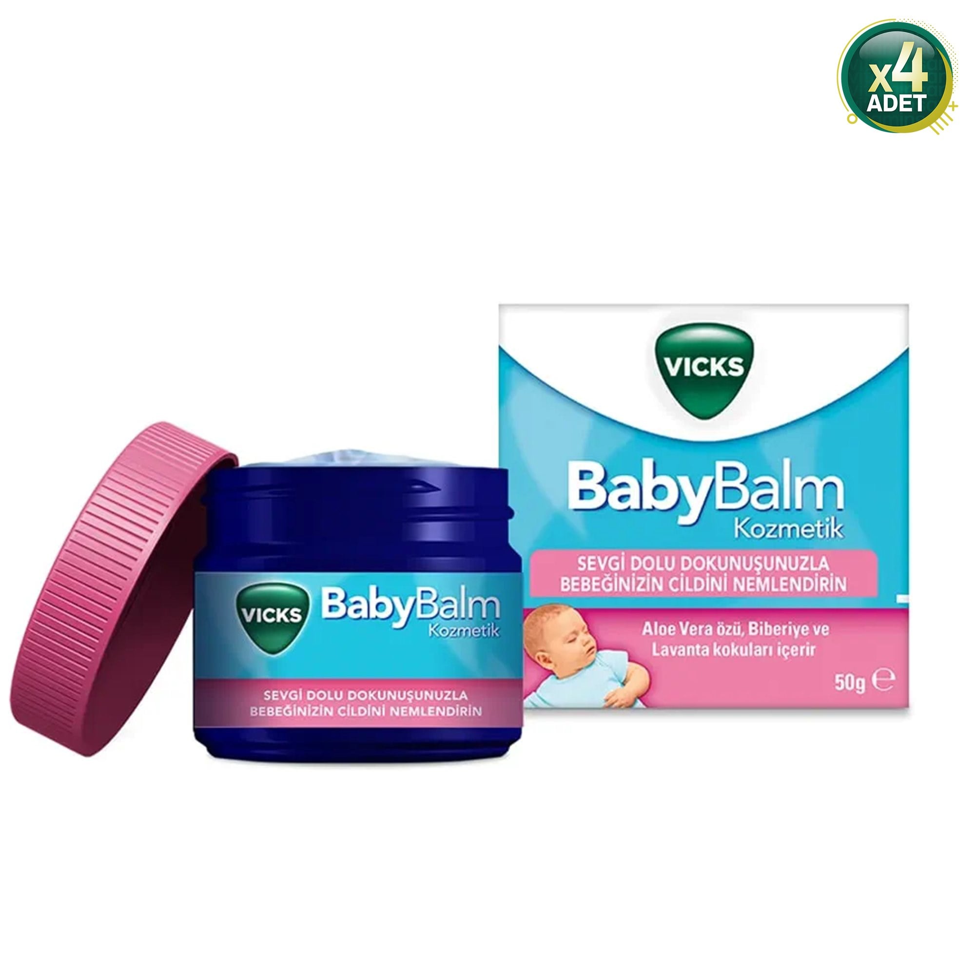 Vicks Baby Balm 50 gr 4 Adet
