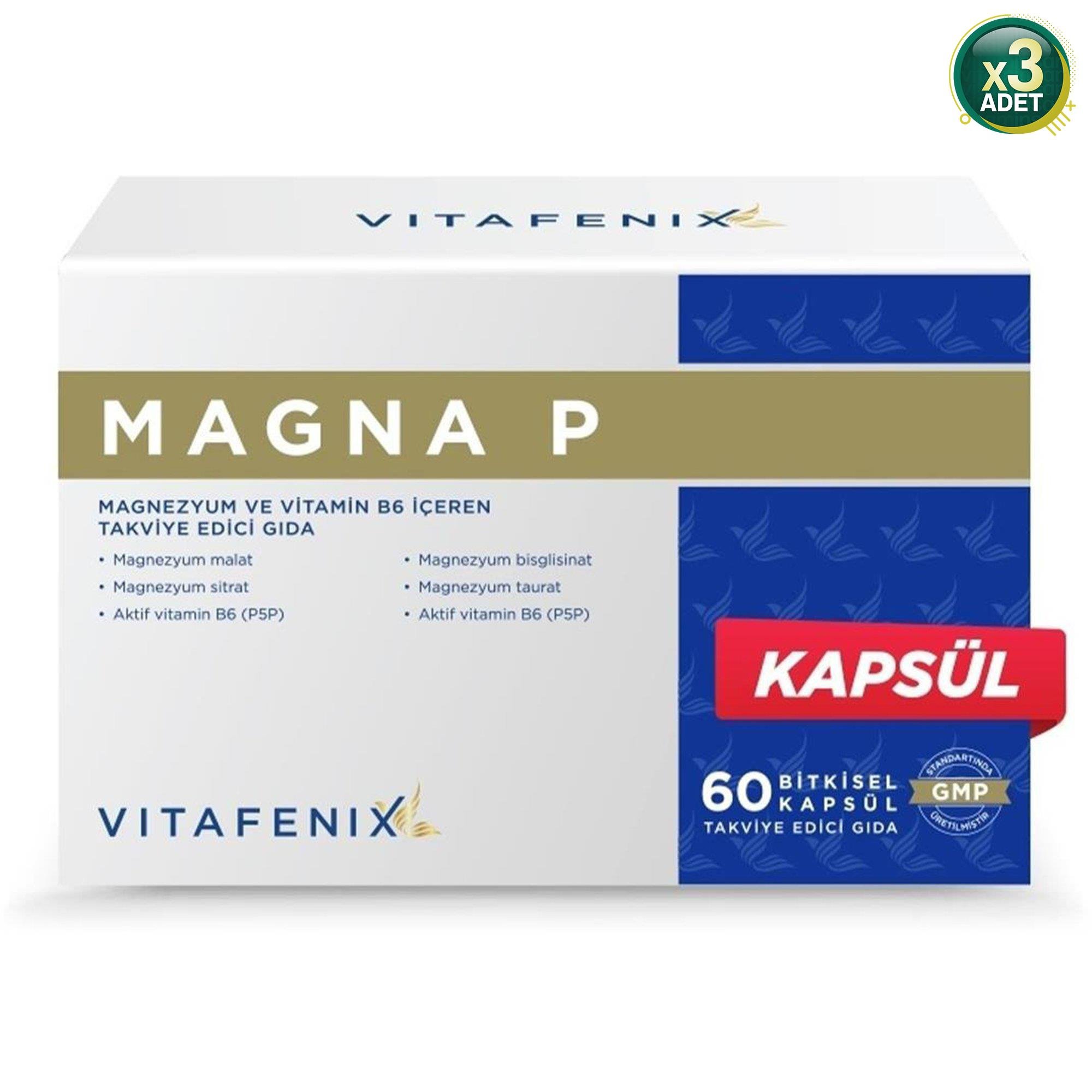 Vitafenix Magna P 60 Kapsül 3 Adet