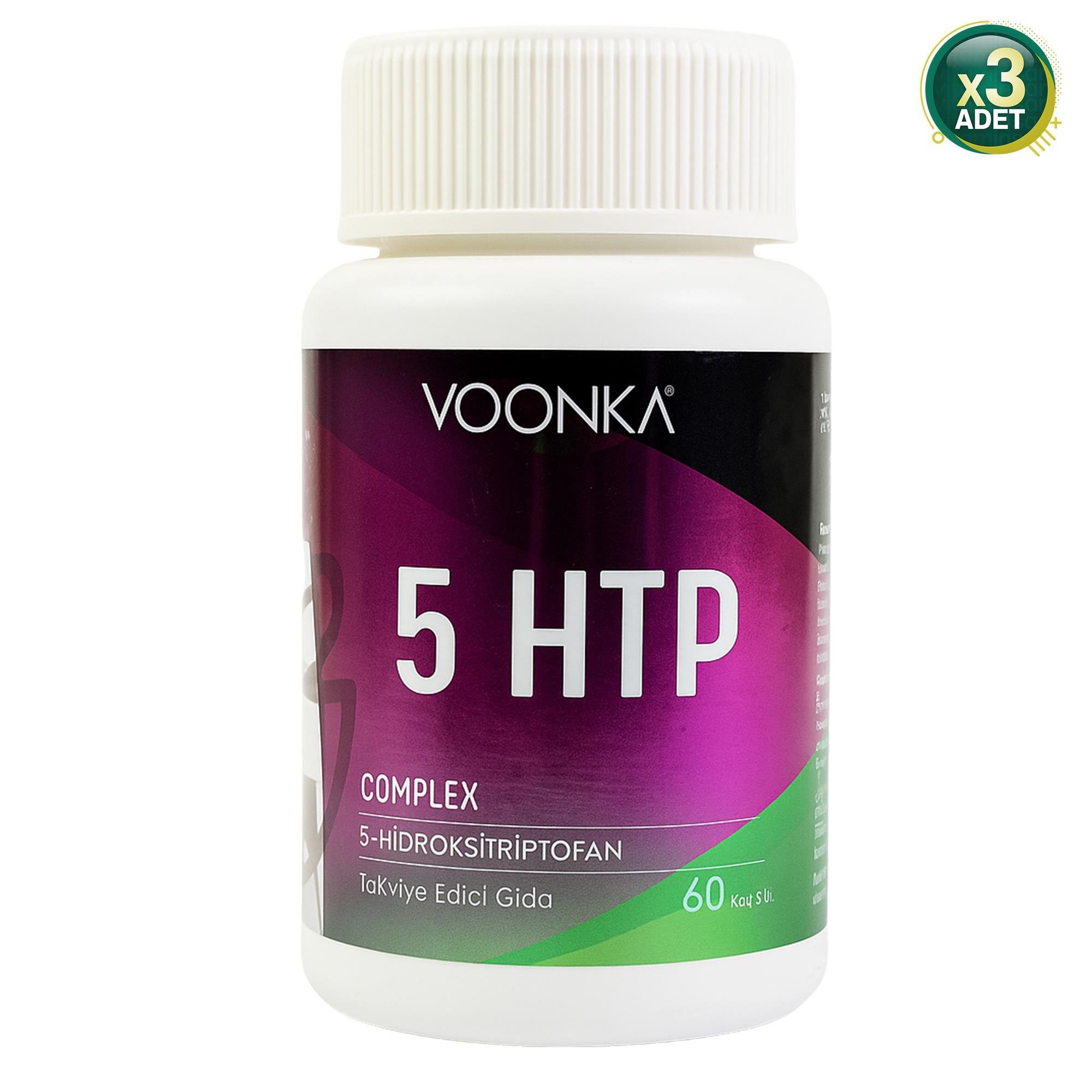 Voonka 5-HTP Complex 60 Kapsül 3 Adet
