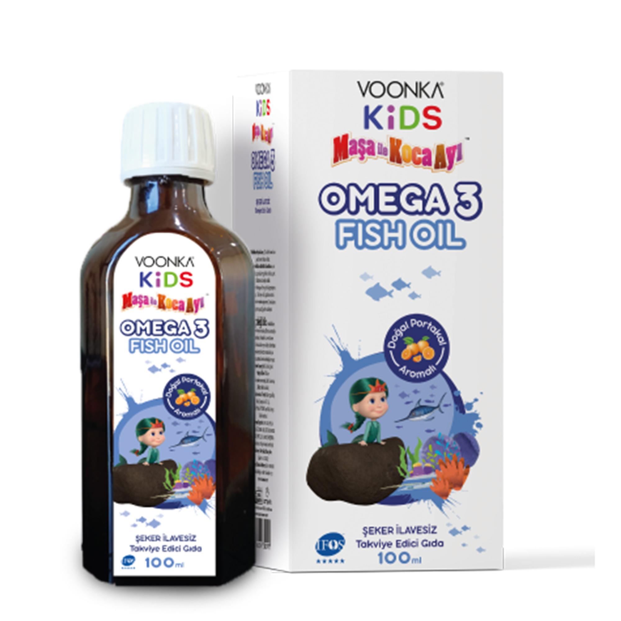 Voonka Kids Omega3 Fishoil 100 Ml Fiyatları VitaminSAN
