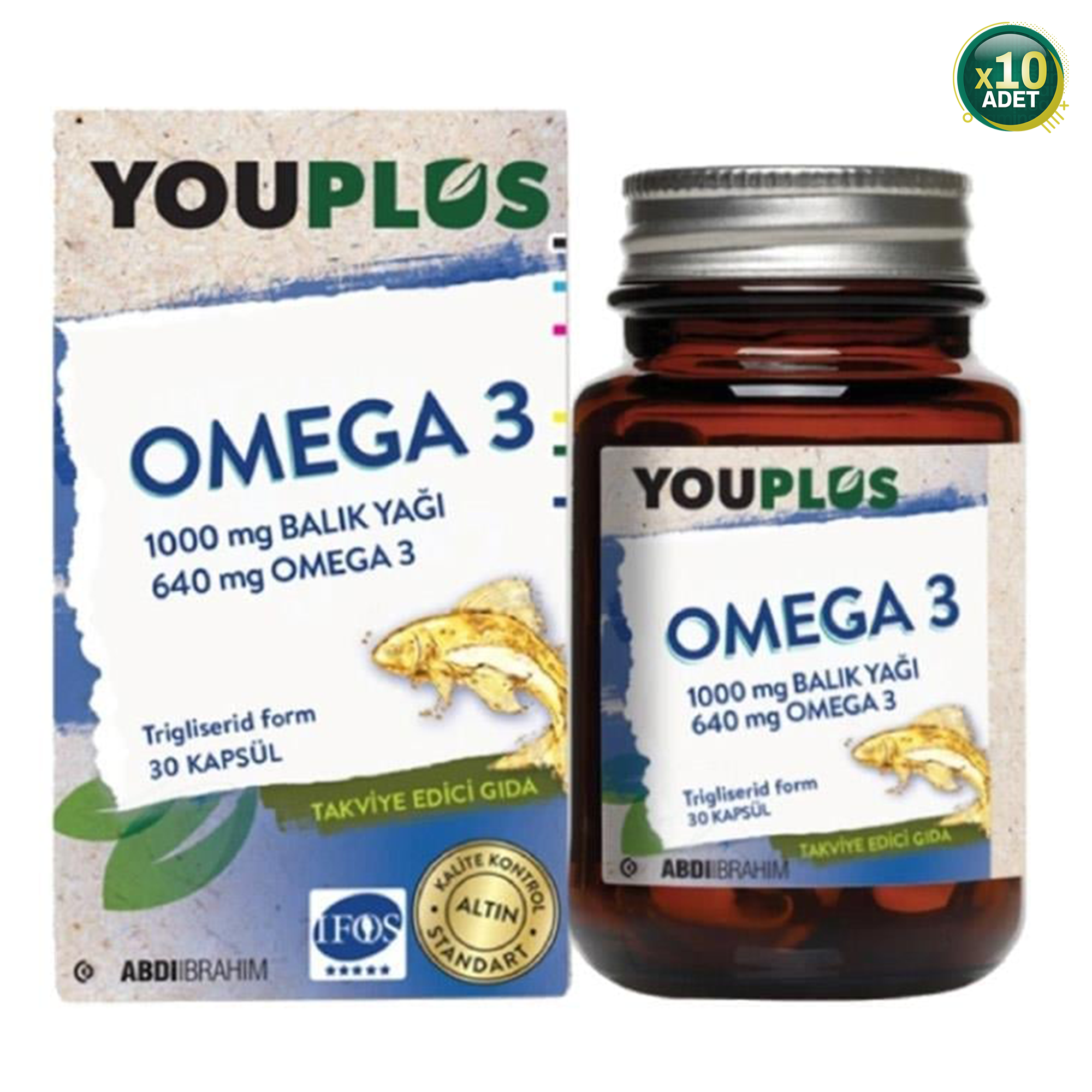 Youplus Omega 3 30 Kapsül 10 Adet