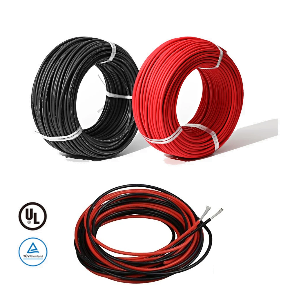 Kablolar8 AWG 1 Metre ( Kırmızı & Siyah)