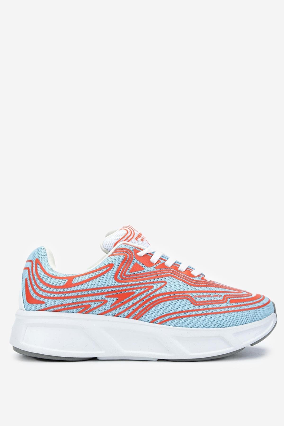 FESSURA Kadın Tekstil Mavi/Mercan Sneakers & Spor Ayakkabı