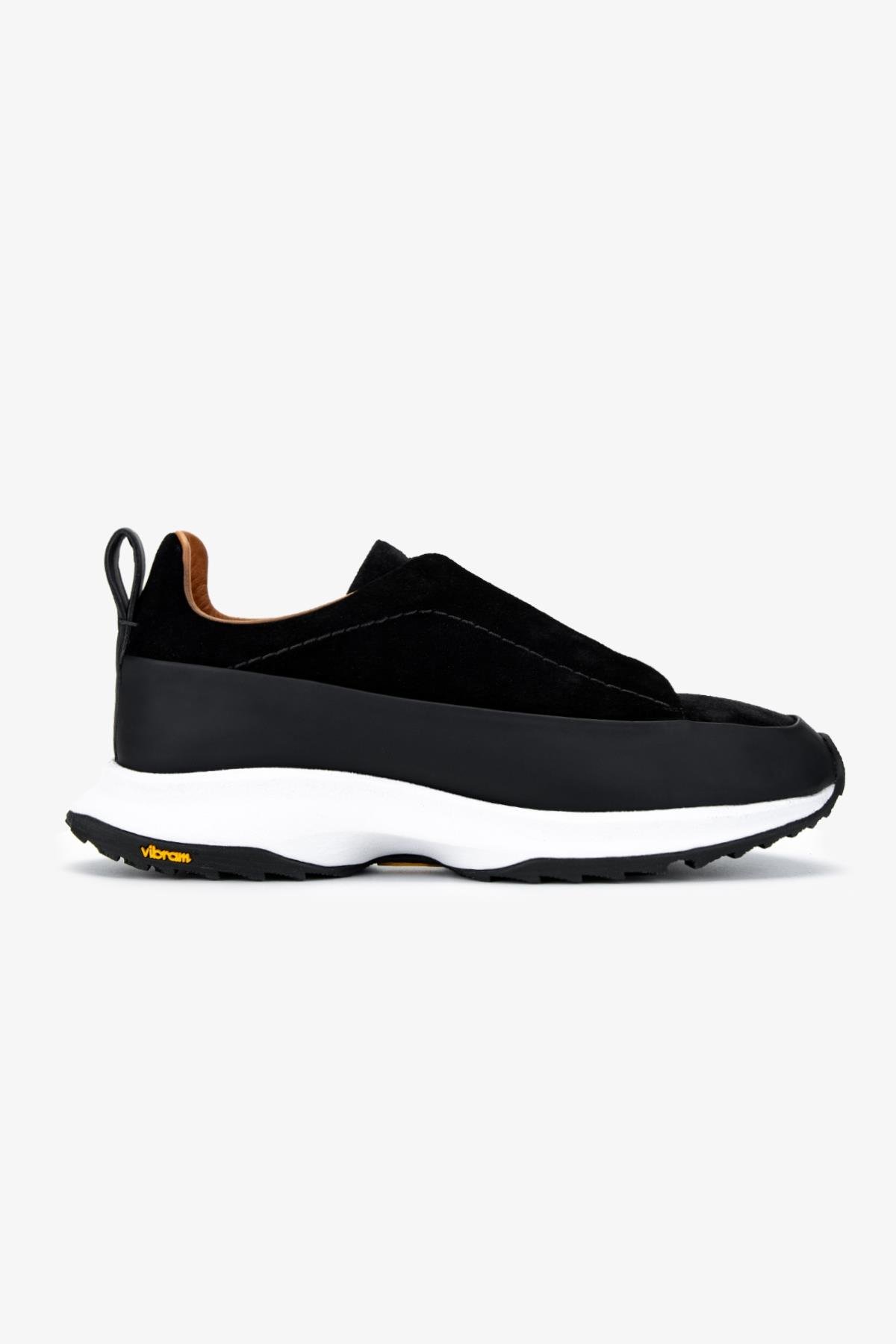 Valmenti Erkek Hakiki Deri Siyah Sneakers & Spor Ayakkabı