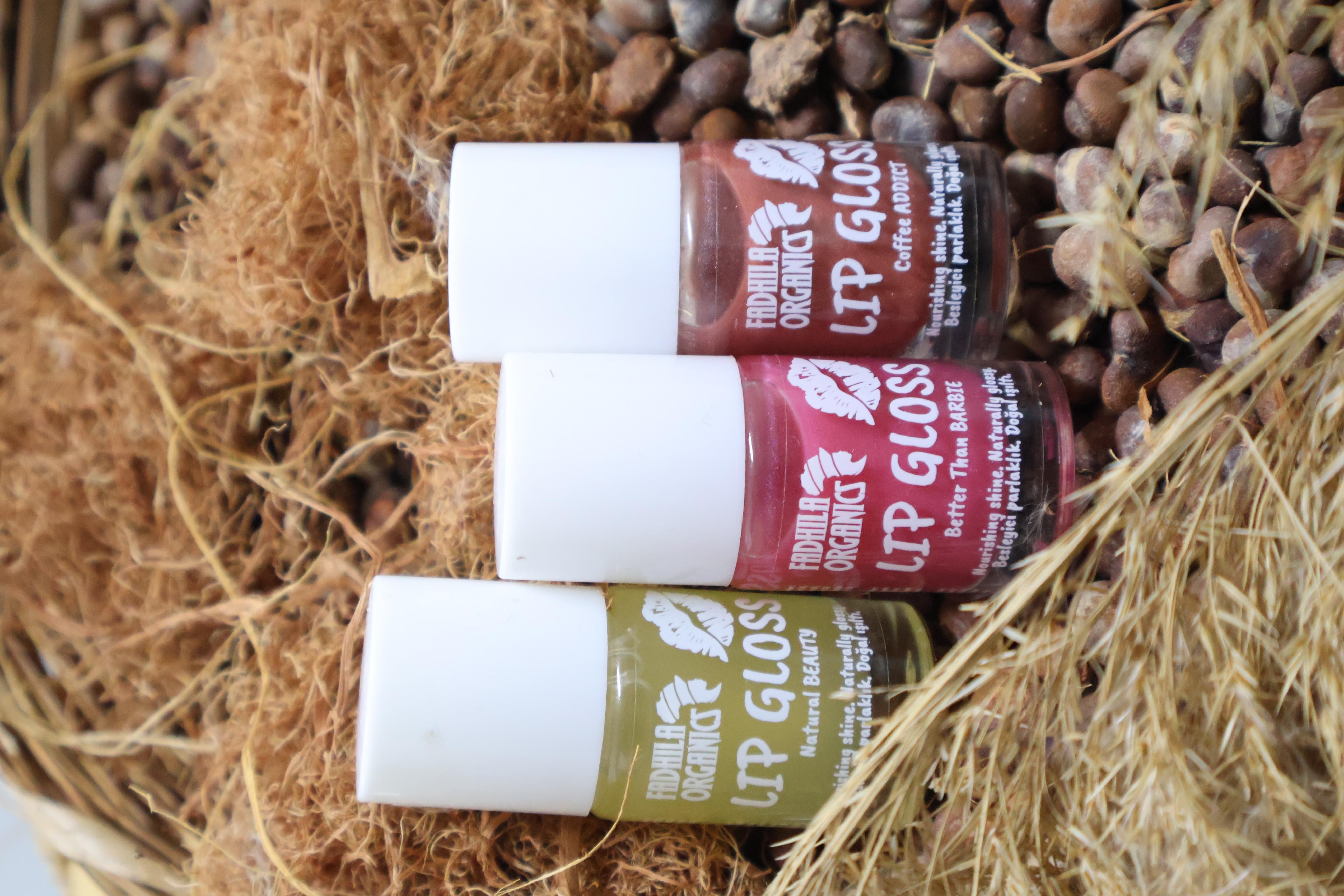 3Lü Doğal Işıltılı Lip Gloss Seti