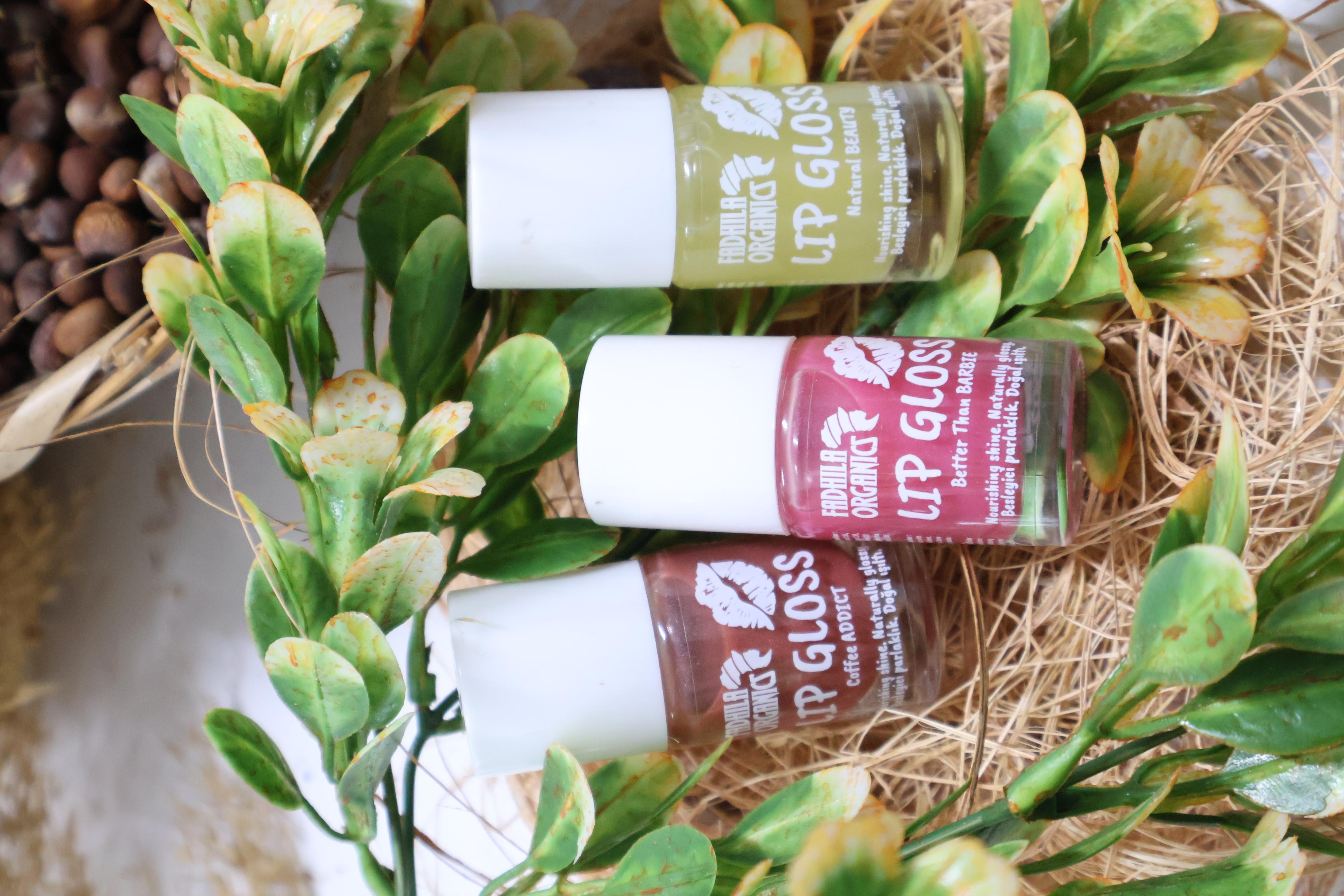 3Lü Doğal Işıltılı Lip Gloss Seti