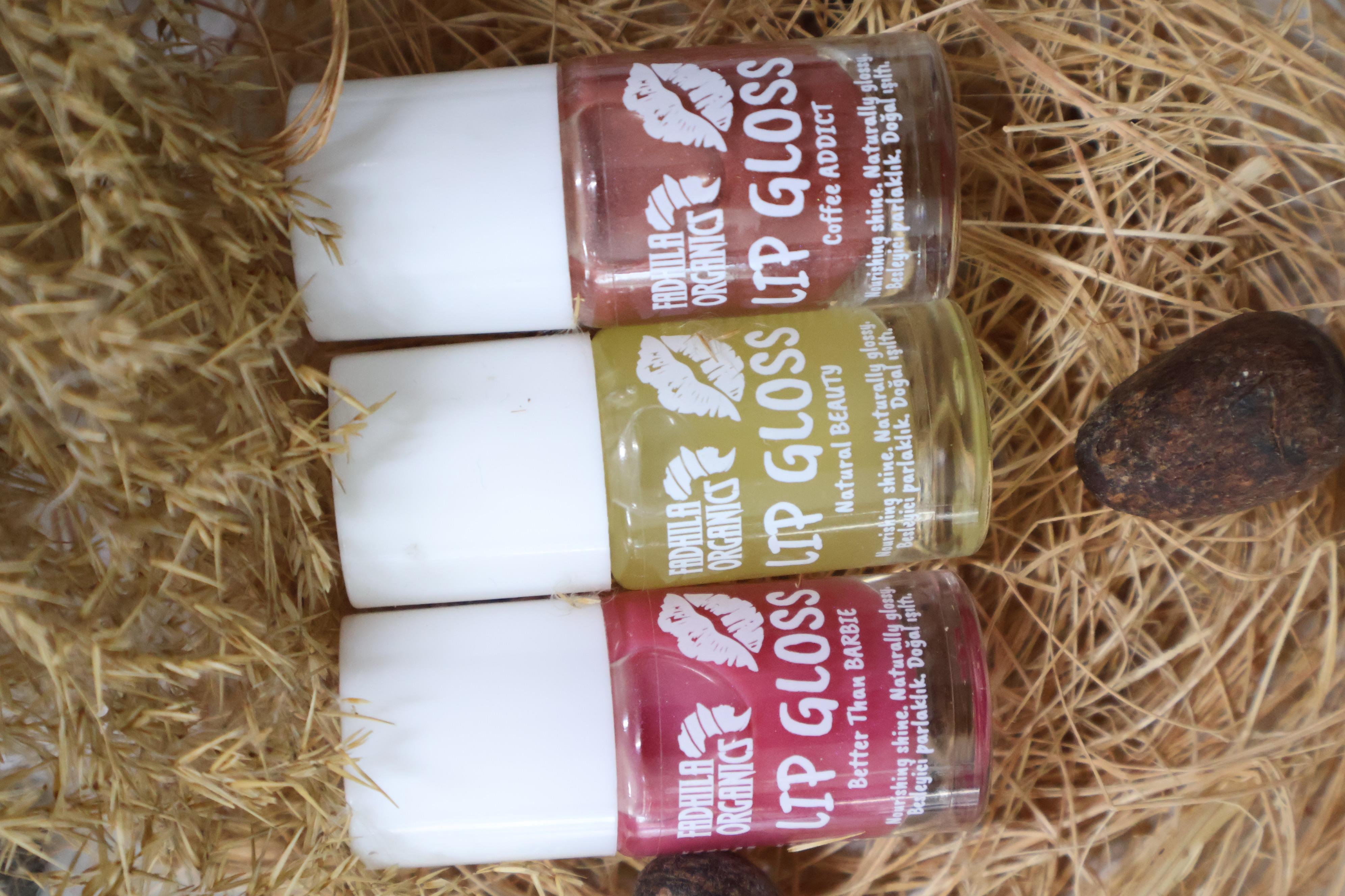 3Lü Doğal Işıltılı Lip Gloss Seti