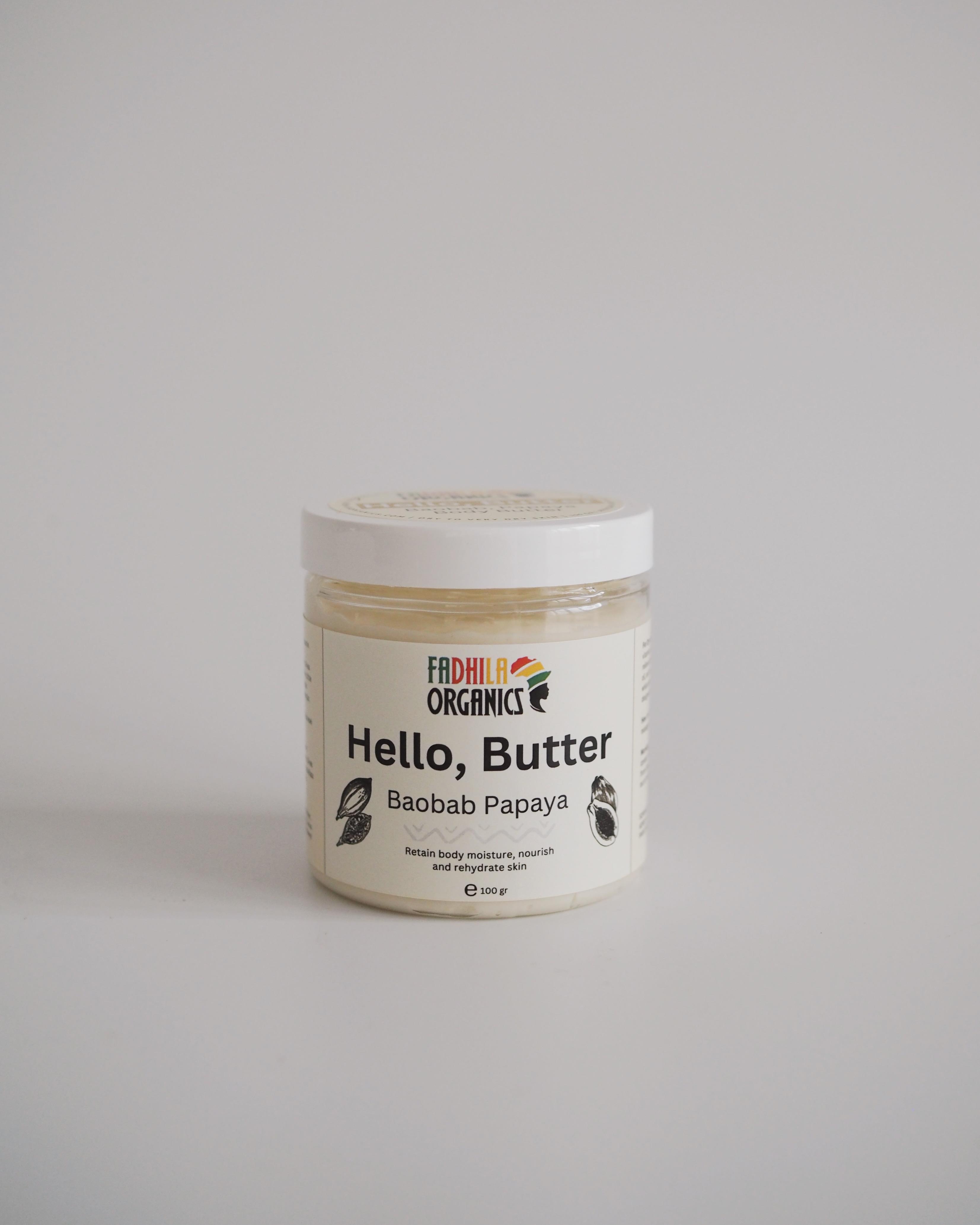 Body Butter - Baobab, Papaya - 100gr