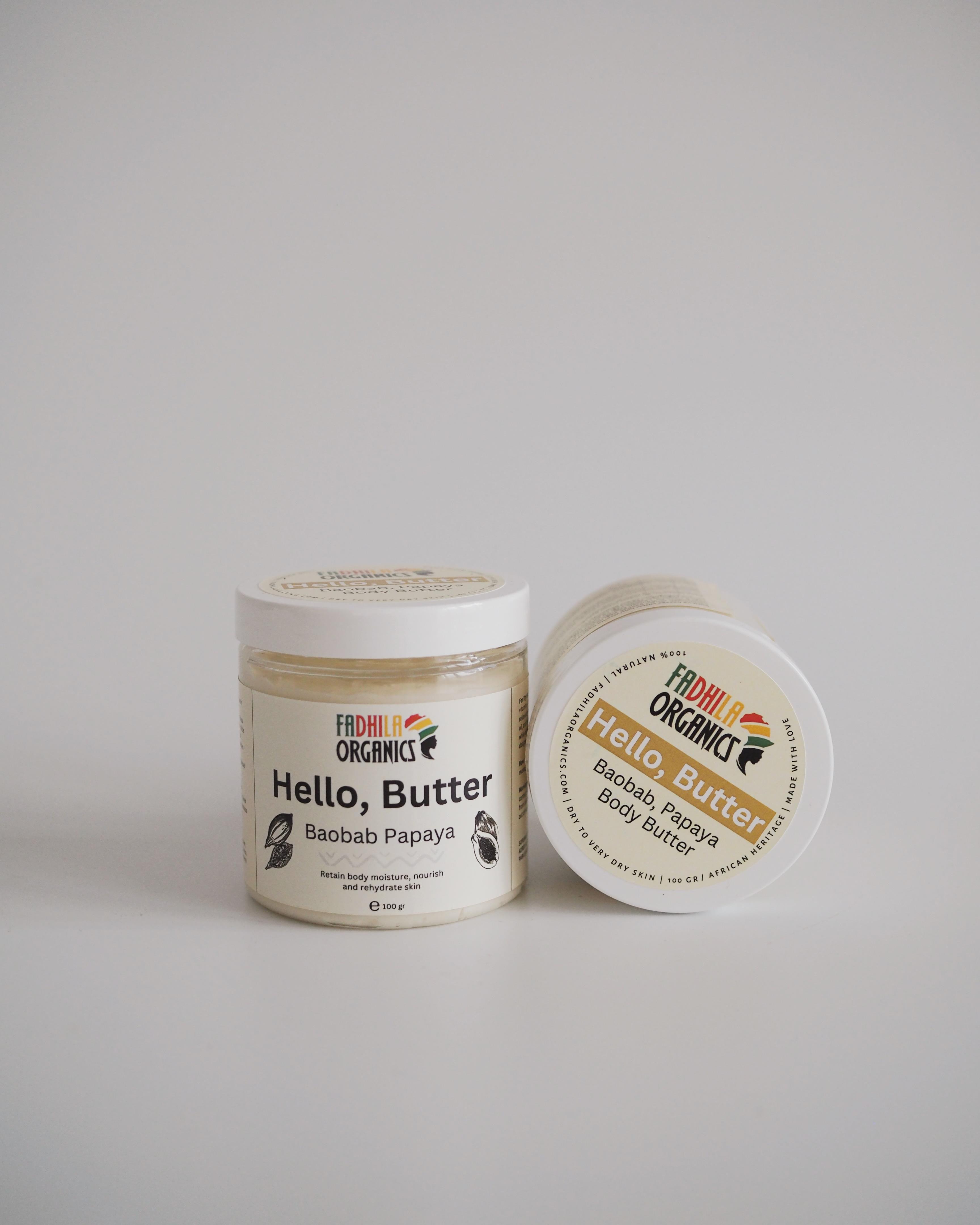 Body Butter - Baobab, Papaya - 100gr