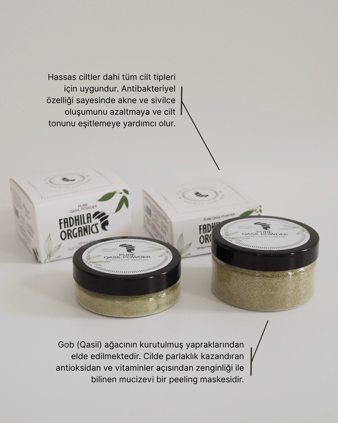 Leke Giderici ve Parlaklık veren %100 Doğal Köpüren Qasil Tozu-25gr