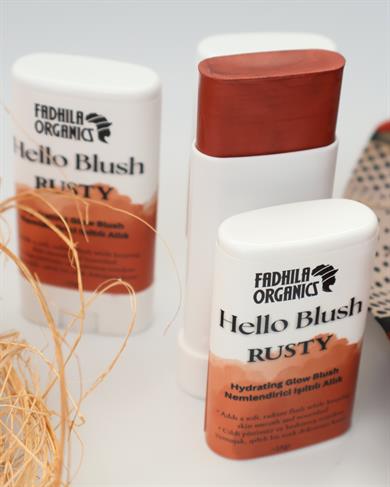 Hello Blush Doğal Işıltılı Stick Allık - Rusty