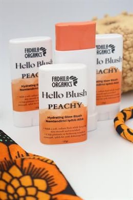 Hello Blush Doğal Işıltılı Stick Allık - Peachy