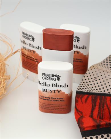 Hello Blush Doğal Işıltılı Stick Allık - Rusty