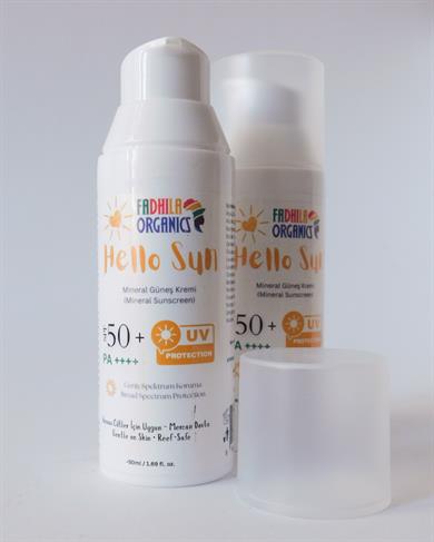 Hello Sun SPF 50+ Çok Yağlı Ciltler İçin Mineral Güneş Kremi - 50 gr