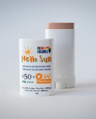 Hello Sun SPF 50+ Kuru ve Karma Ciltler İçin Mineral Güneş Stick - 15 GR