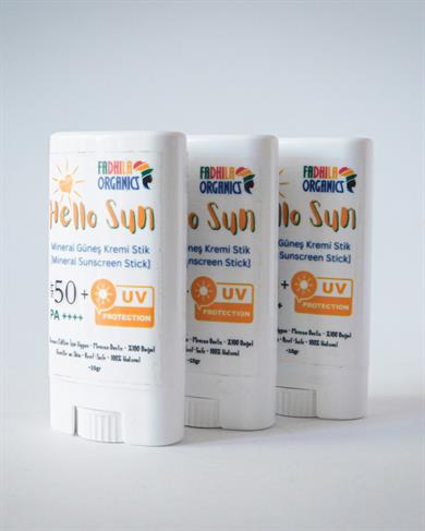 Hello Sun SPF 50+ Kuru ve Karma Ciltler İçin Mineral Güneş Stick - 15 GR