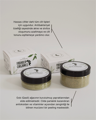 Leke Giderici ve Parlaklık veren %100 Doğal Köpüren Qasil Tozu-25gr