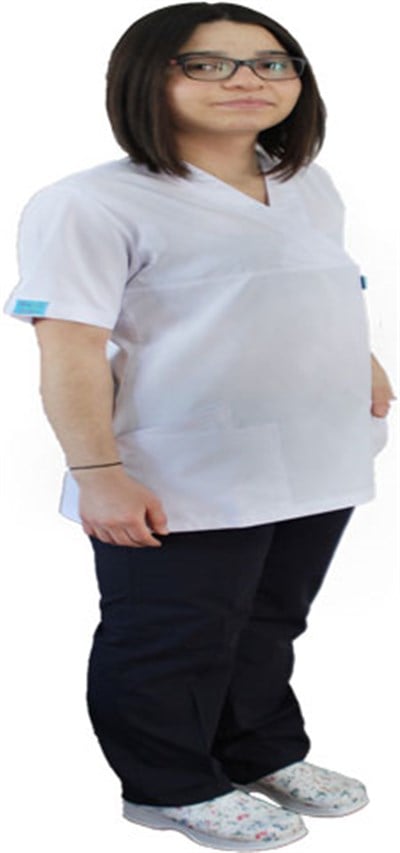 BAYAN HEMŞİRE ZARF YAKA  TAKIM