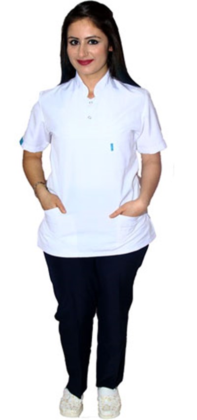 BAYAN HEMŞİRE POLO HAKIM YAKA TAKIM