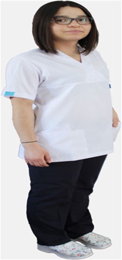 BAYAN HEMŞİRE ZARF YAKA  TAKIM
