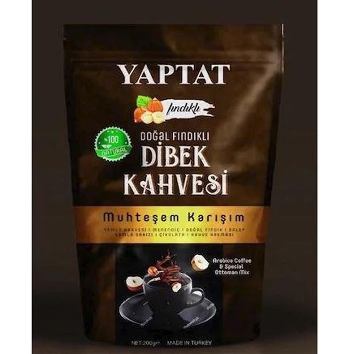 Yaptat Doğal Fındıklı Dibek Kahvesi 150 GR