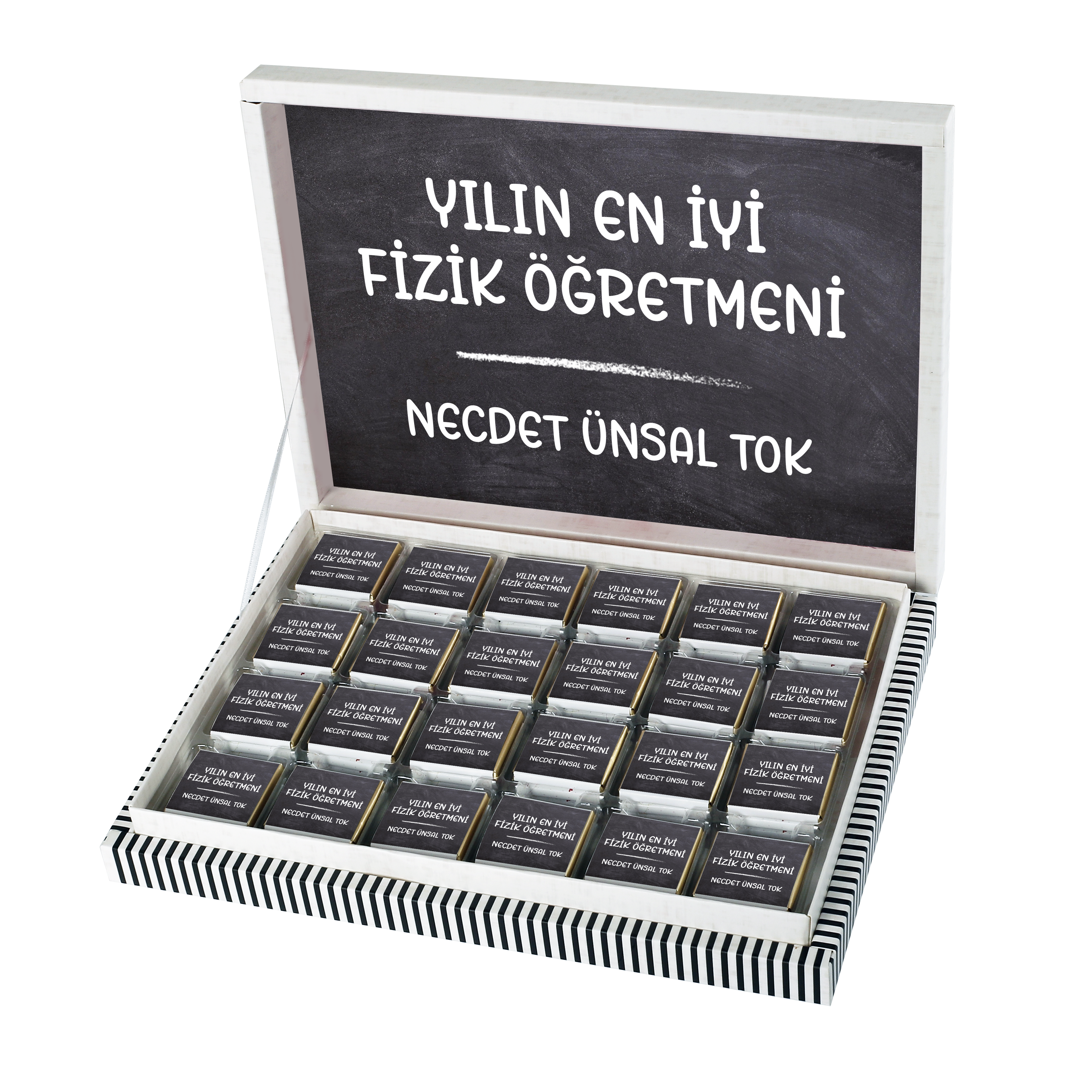 ÖĞRETMENLER GÜNÜ ÖZEL ÇİKOLATA  (72 Adet Madlen Çikolata)