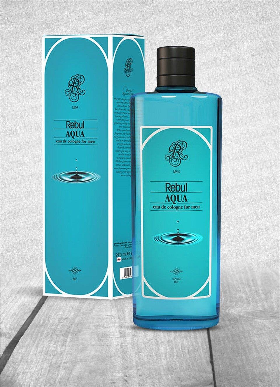 Rebul Aqua 100 ml Sprey Cam Şişe Kolonya