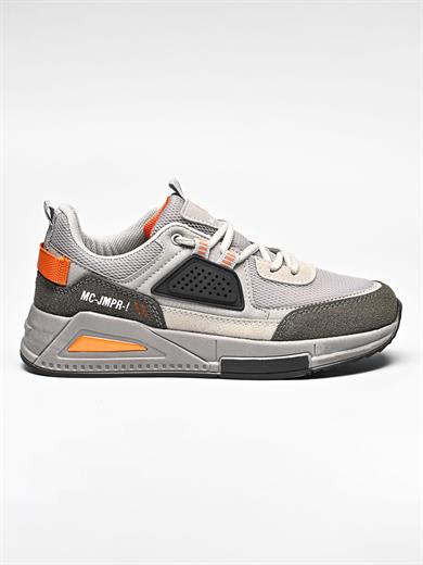 Marco Jamper 2137 Kadın Spor Sneaker Ayakkabı Füme - Buz - Oranj