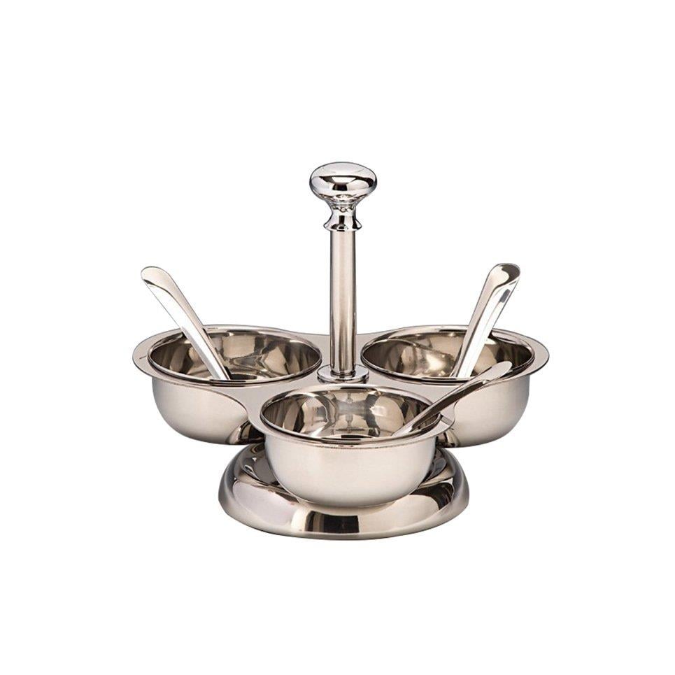 3'lü Çelik Baharatlık