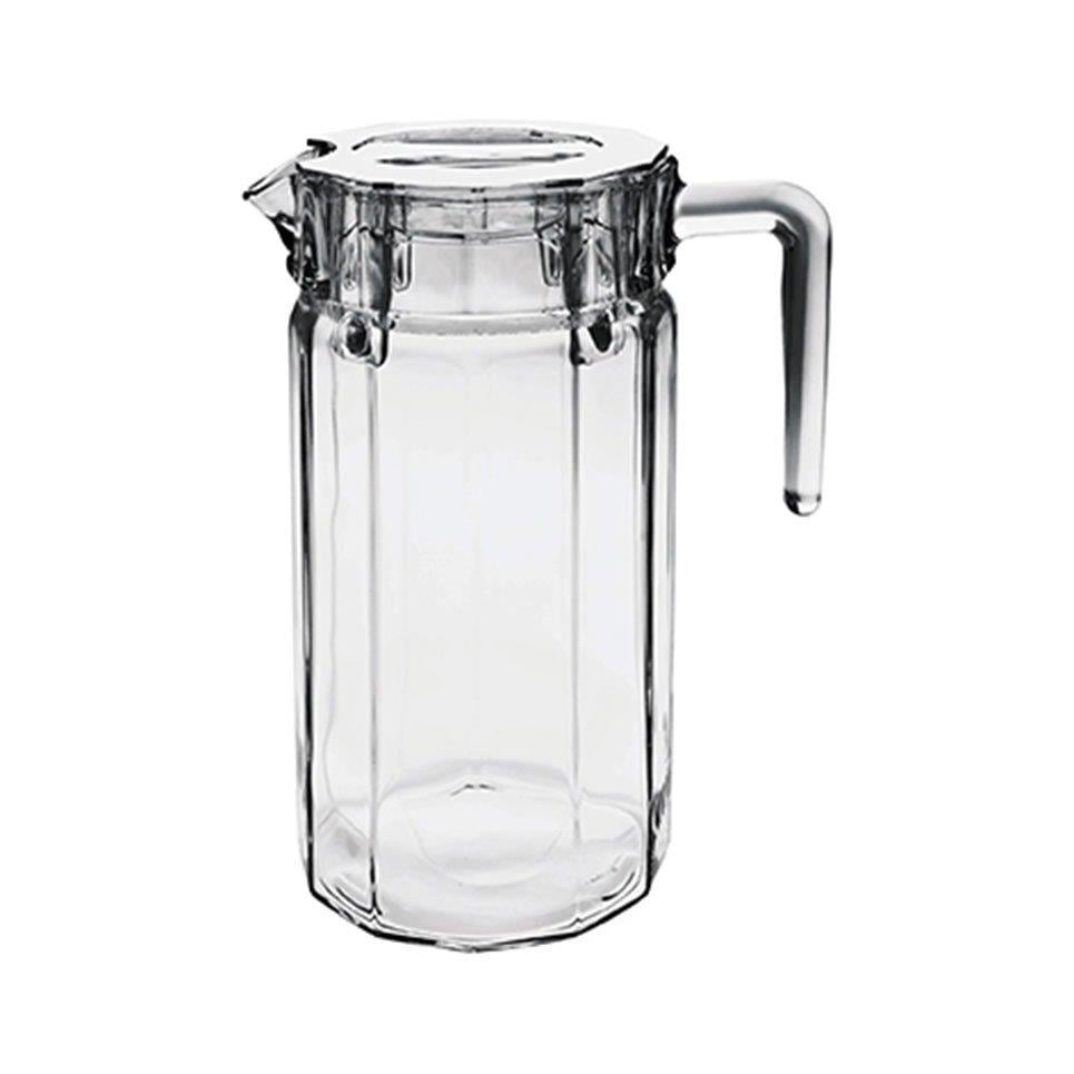 43274 Şeffaf Kapaklı Sürahi