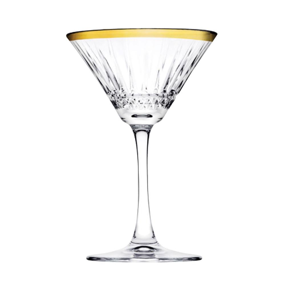 440328 Elysia Altın Yaldızlı Martini Bardağı 220 cc