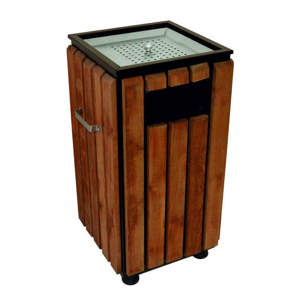 Ahşap Çöp Kovası