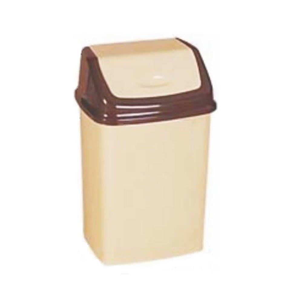 Çatı Kapaklı Plastik Çöp Kovası